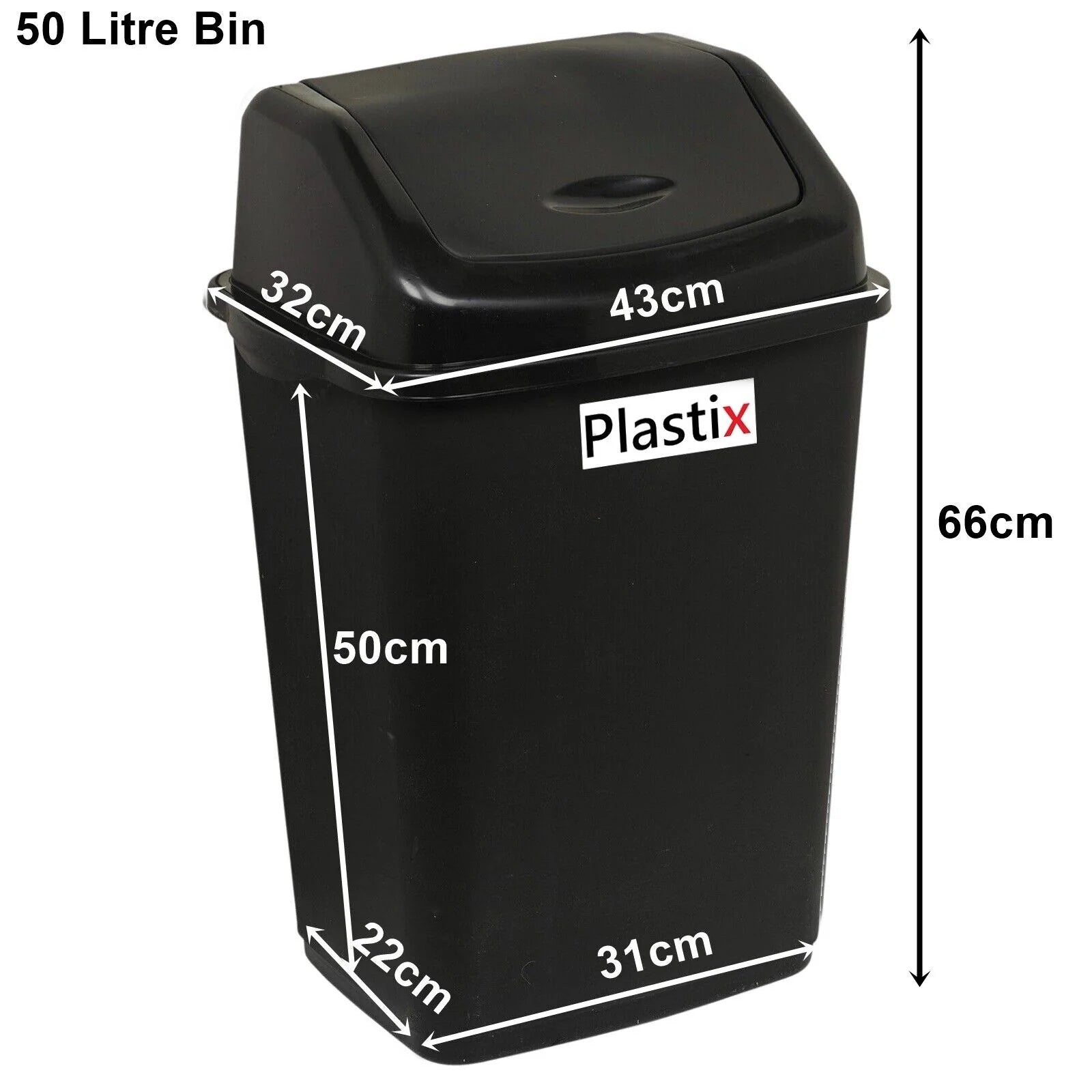 The Ultimate Solution for Efficient Waste Management: Swing Top Rubbish Bin