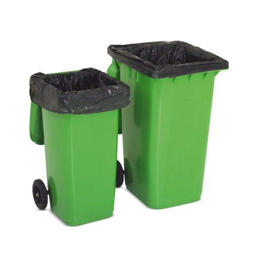 100 Black Strong Wheelie Bin Liners