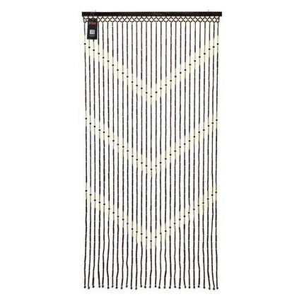 BEADED BAMBOO WOODEN DOOR CURTAIN SUMMER BLIND FLY CURTAIN SCREEN 180 X 90CM