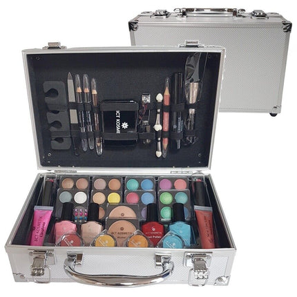 VANITY CASE BEAUTY COSMETIC SETS GIFT TRAVEL MAKE UP CARRY BOX XMAS STORAGE