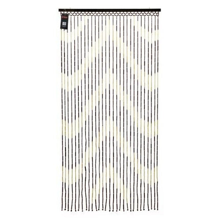 BEADED BAMBOO WOODEN DOOR CURTAIN SUMMER BLIND FLY CURTAIN SCREEN 180 X 90CM