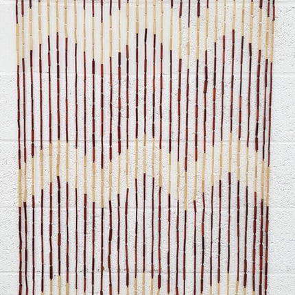 BEADED BAMBOO WOODEN DOOR CURTAIN SUMMER BLIND FLY CURTAIN SCREEN 180 X 90CM