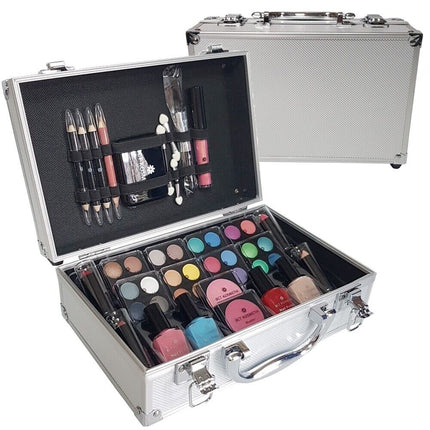 VANITY CASE BEAUTY COSMETIC SETS GIFT TRAVEL MAKE UP CARRY BOX XMAS STORAGE