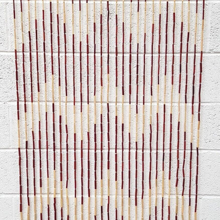 BEADED BAMBOO WOODEN DOOR CURTAIN SUMMER BLIND FLY CURTAIN SCREEN 180 X 90CM