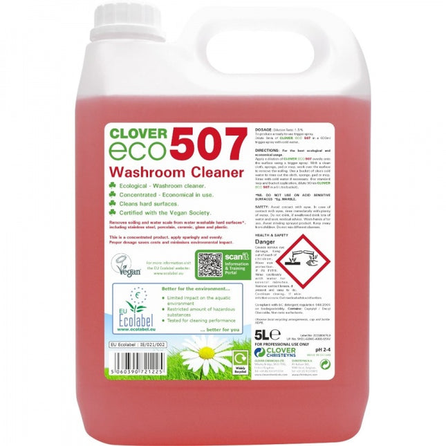 Clover Ecolabel - Bathroom and Washroom Cleaner Eco 507