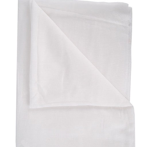 100cm x 120cm Bleached Muslin Cloths. Pack of 5.